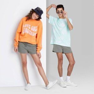 Wild Fable Gray High-Rise Dolphin Shorts Sz. XL Unisex